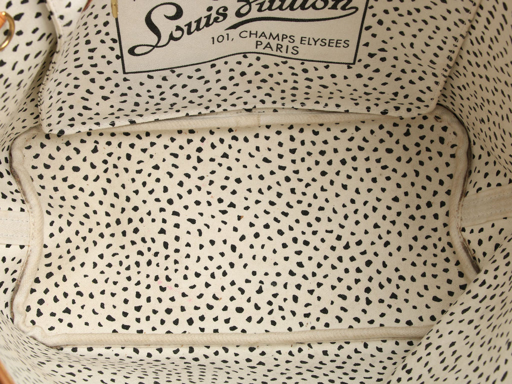 Louis Vuitton Kusama White Waves Neverfull MM