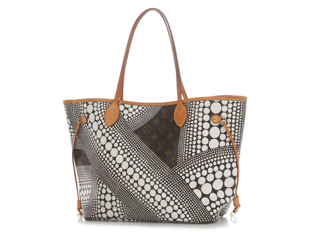 Louis Vuitton Kusama White Waves Neverfull MM