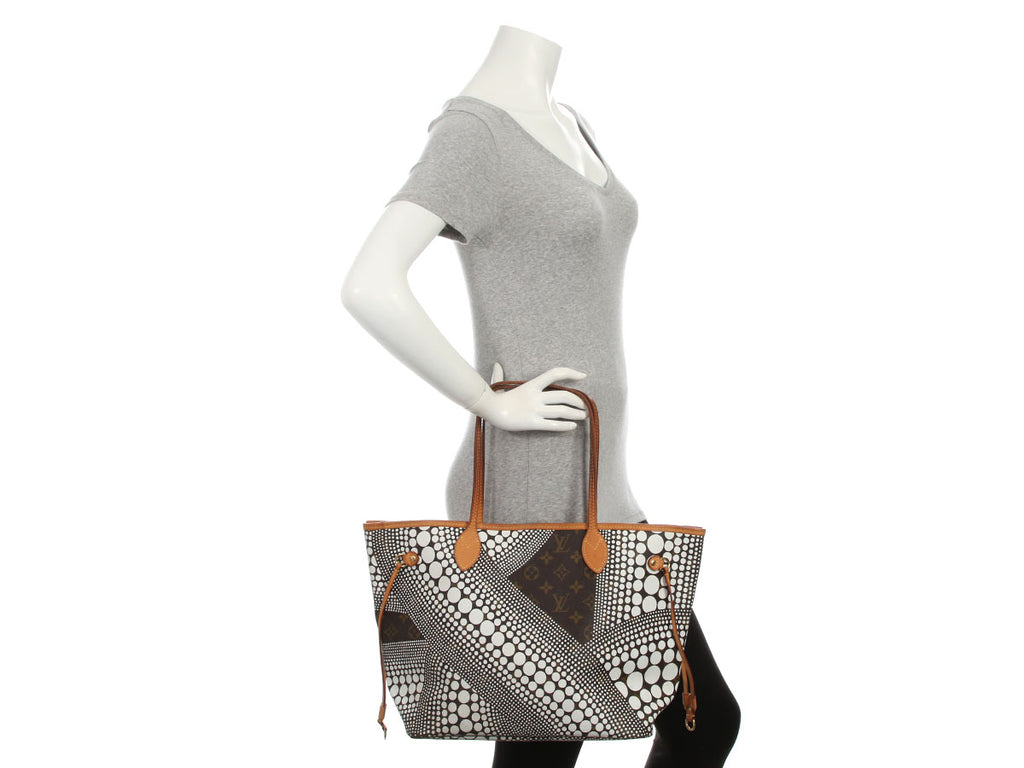 Louis Vuitton Kusama White Waves Neverfull MM