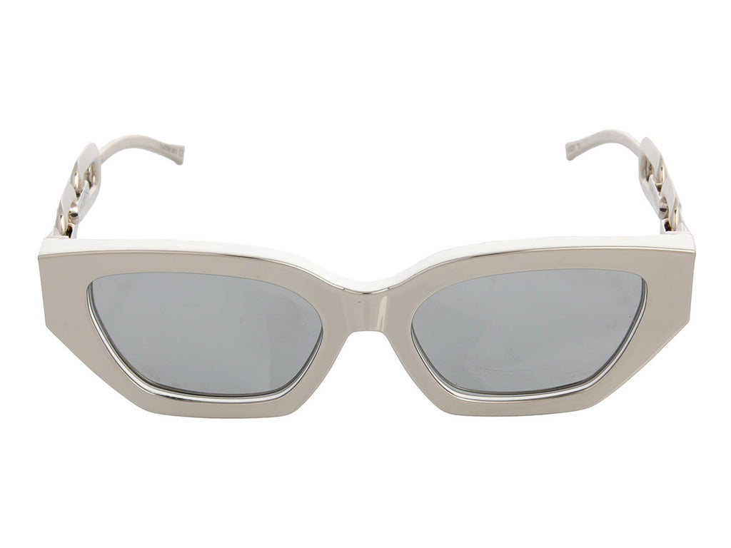 Louis Vuitton LE Silver and White LV Edge Sunglasses