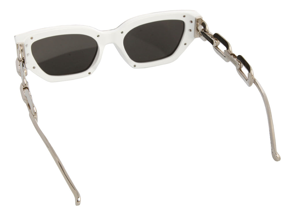 Louis Vuitton LE Silver and White LV Edge Sunglasses