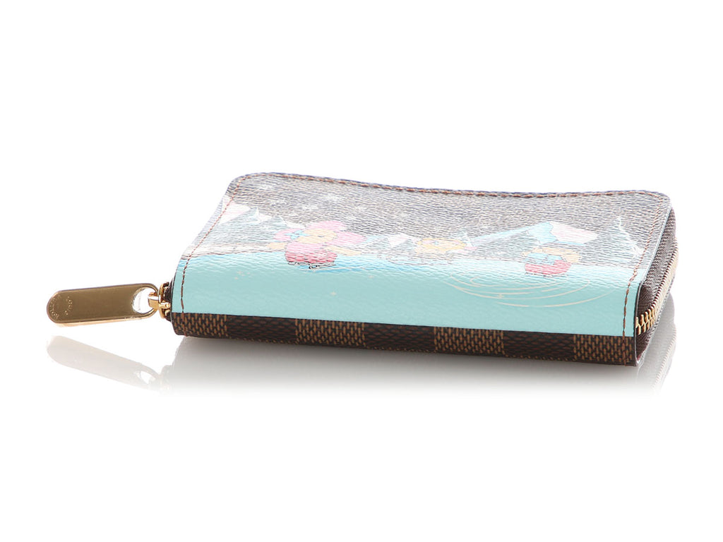 Louis Vuitton 2023 Damier Ebène Christmas Animation Zippy Coin Purse