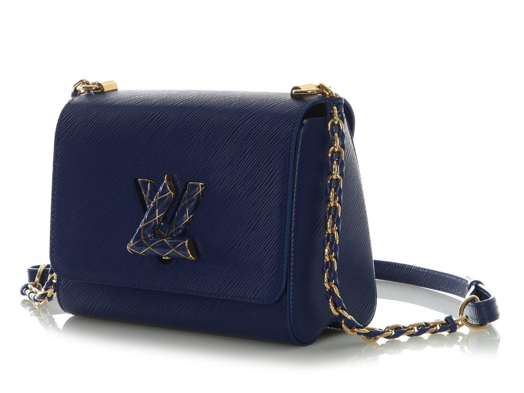 Louis Vuitton Blue Epi Enamel Twist MM