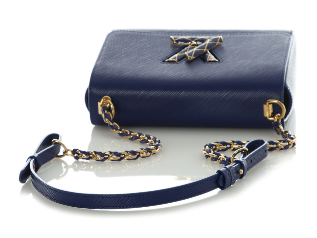 Louis Vuitton Blue Epi Enamel Twist MM