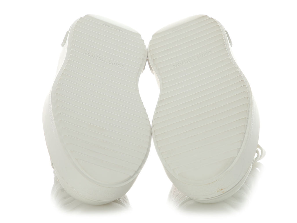 Louis Vuitton White Time Out Sneakers