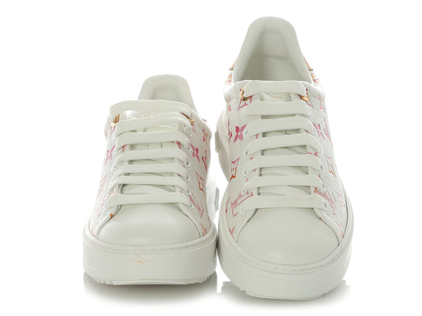 Louis Vuitton White Time Out Sneakers