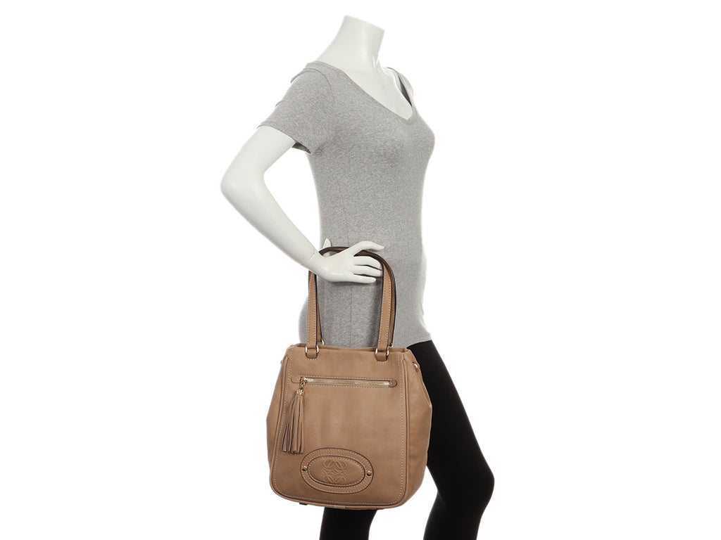 Loewe Beige Bolso Shopper