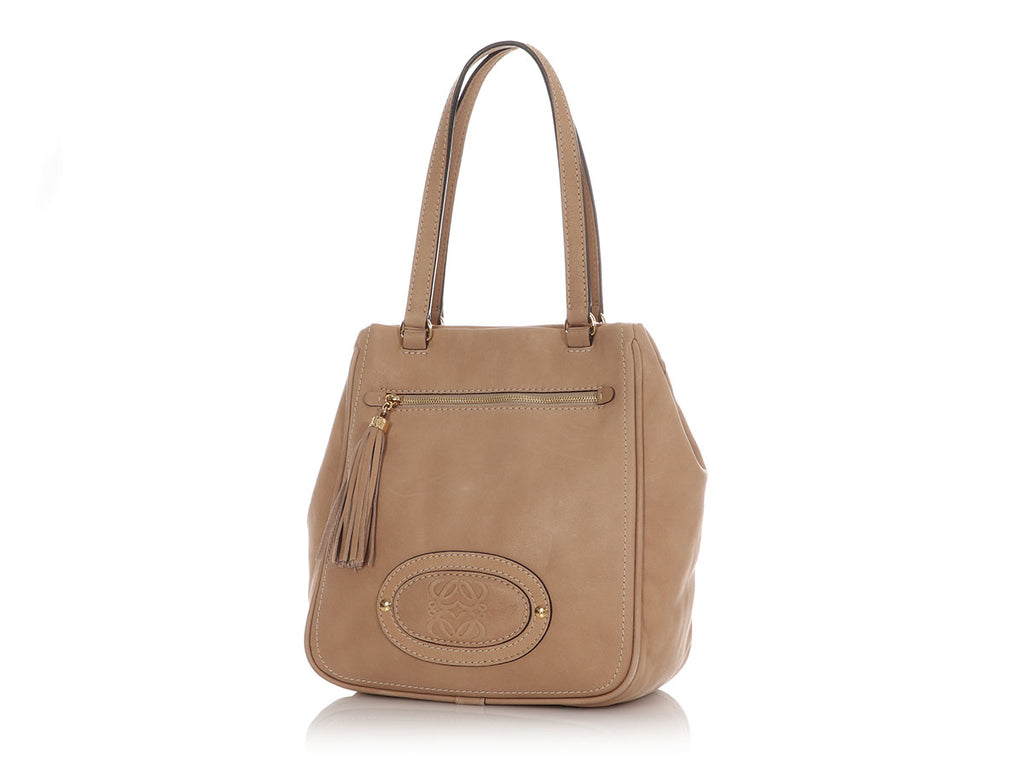 Loewe Beige Bolso Shopper