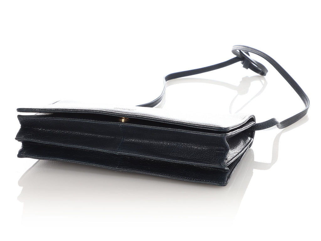 Loewe Vintage Dark Navy Shoulder Bag