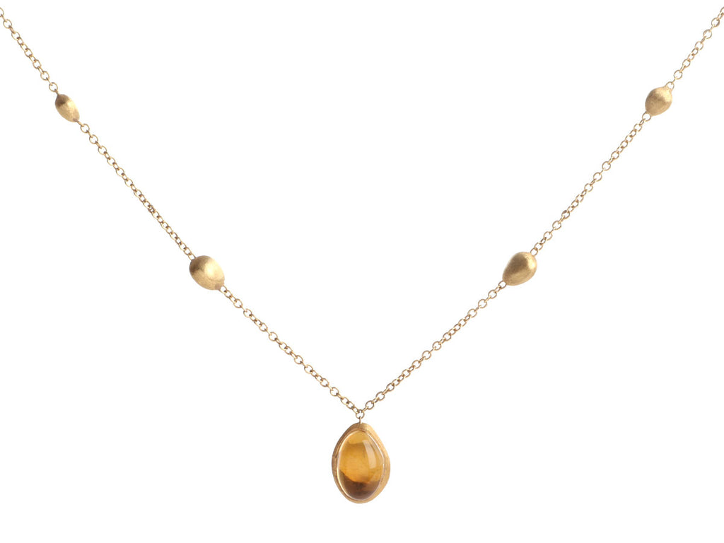 Marco Bicego 18K Yellow Gold Citrine Necklace