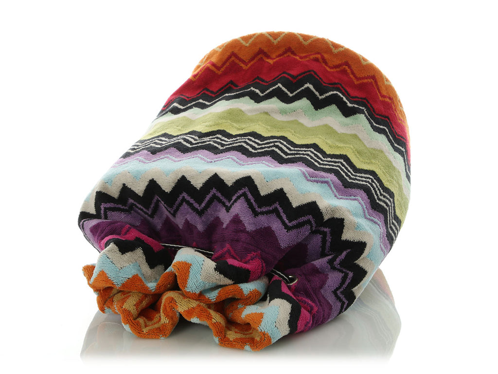 Missoni Multicolor Terry Cloth Giacomo Beach Bag