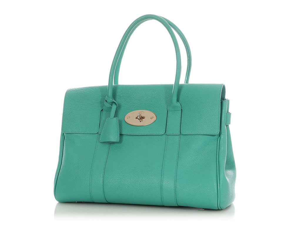 Mulberry Turquoise Bayswater Tote