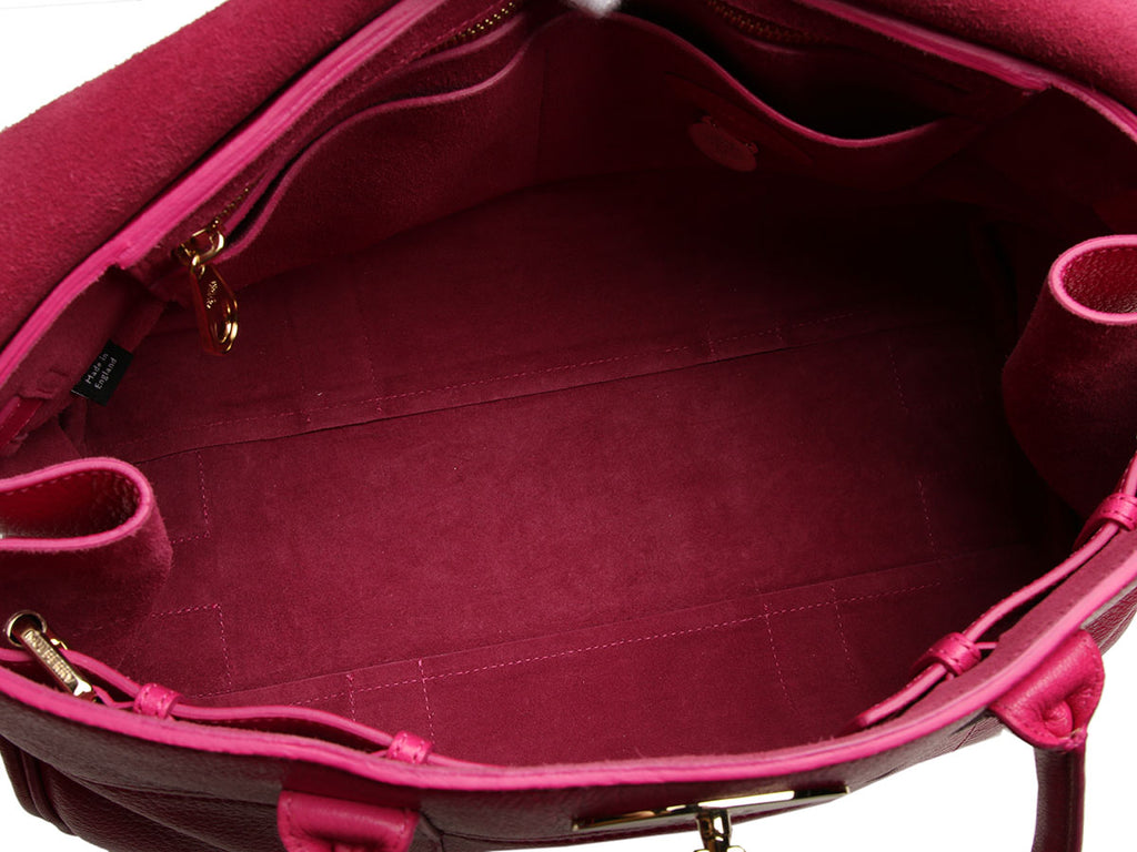 Mulberry Pink Glossy Goat Bayswater