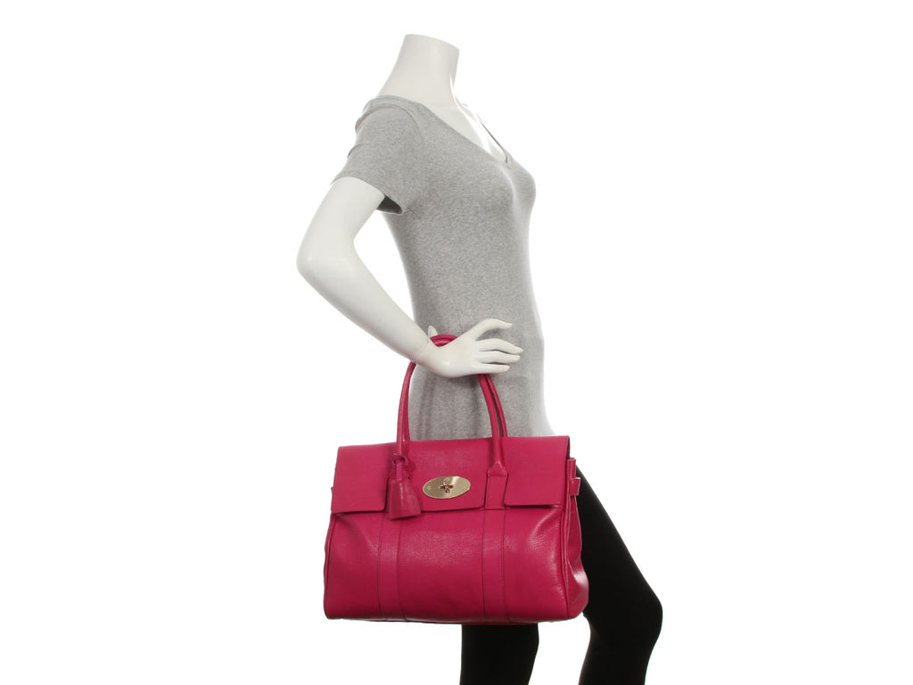 Mulberry Pink Glossy Goat Bayswater