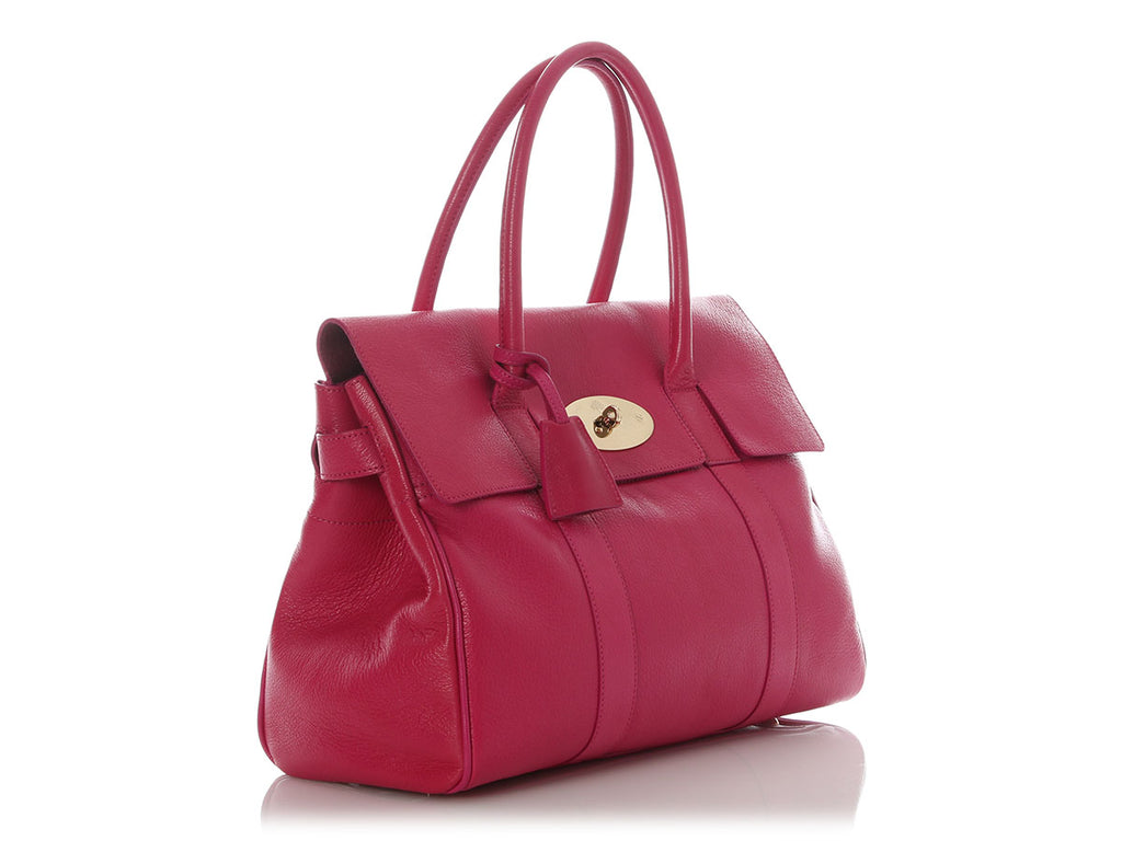Mulberry Pink Glossy Goat Bayswater