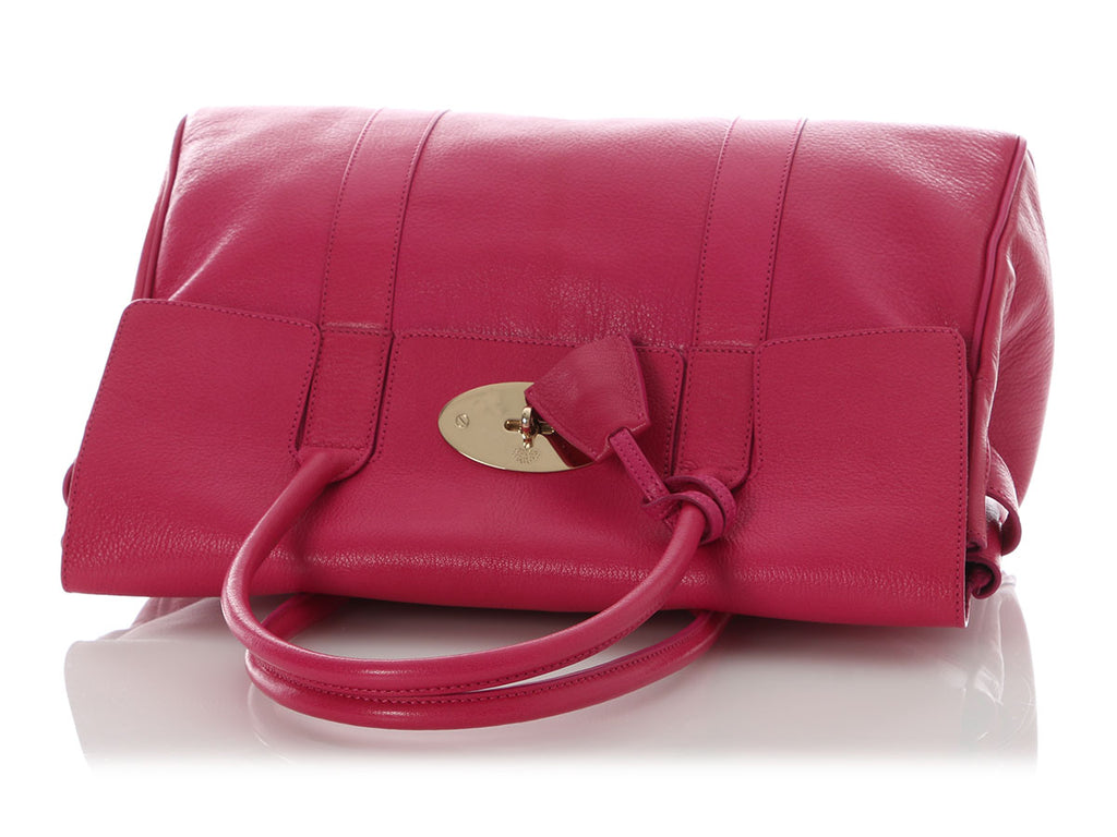 Mulberry Pink Glossy Goat Bayswater