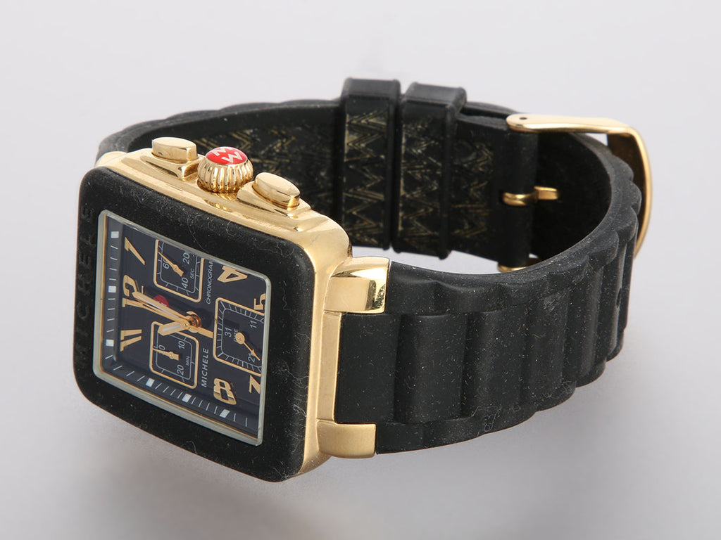 Michele Black Park Jelly Watch 33mm