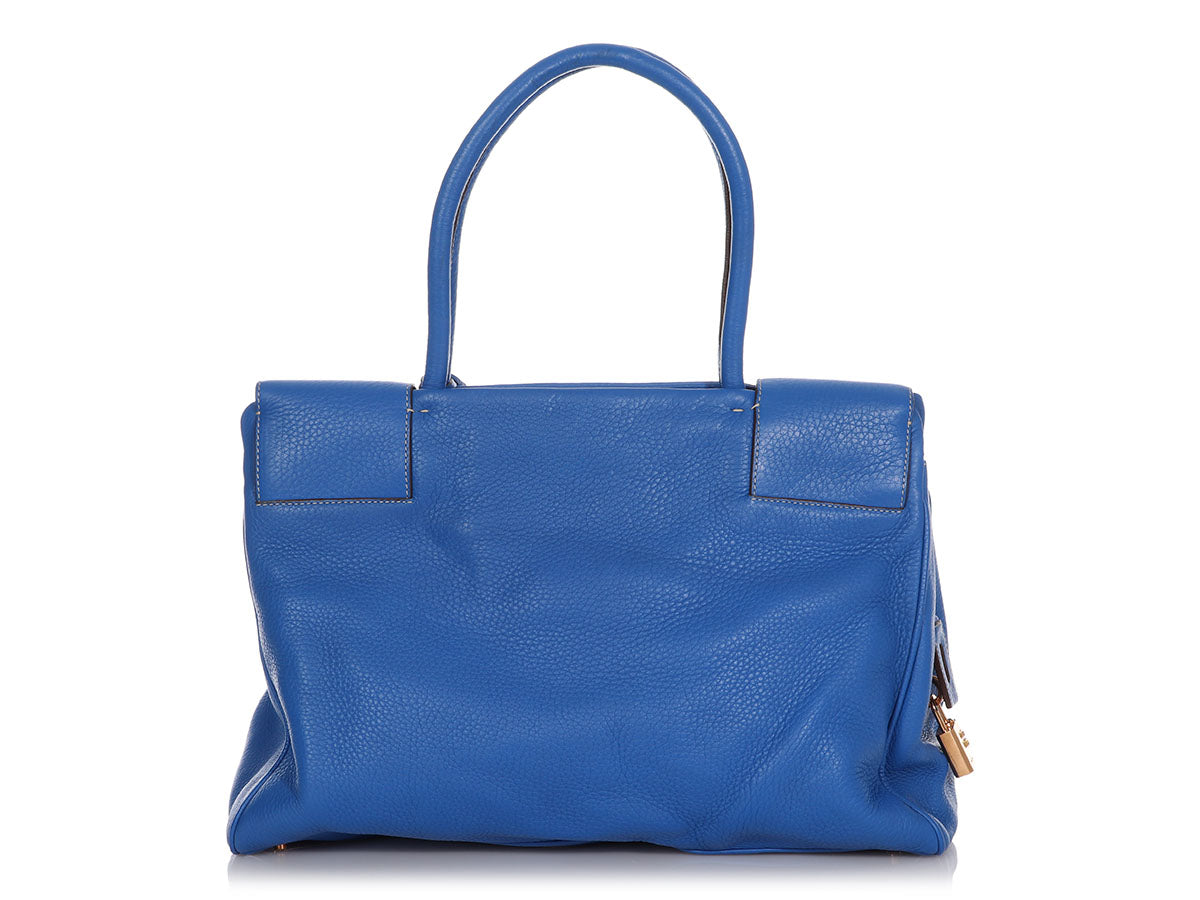 Prada - The Prada Galleria Bag in cobalt blue. Discover
