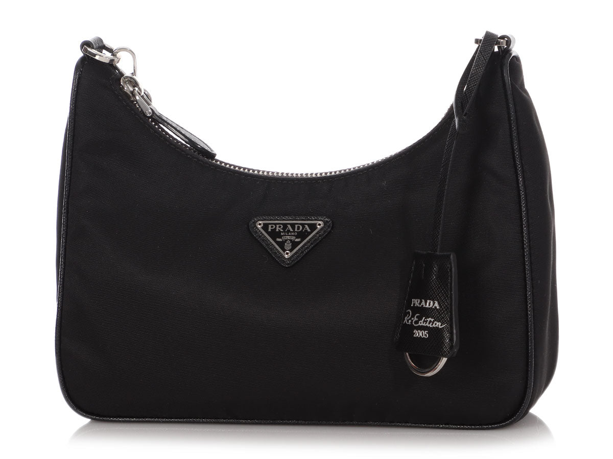 Prada Re-Edition 2005 Shoulder Bag Nylon Black