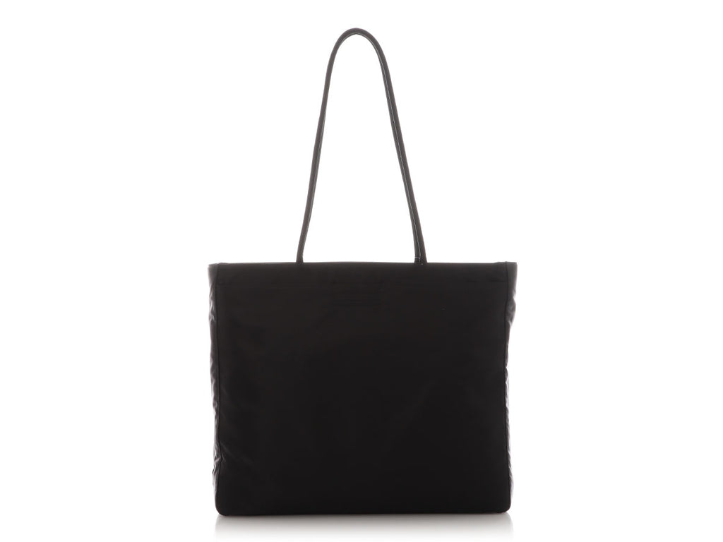 Prada Black Nylon Tote