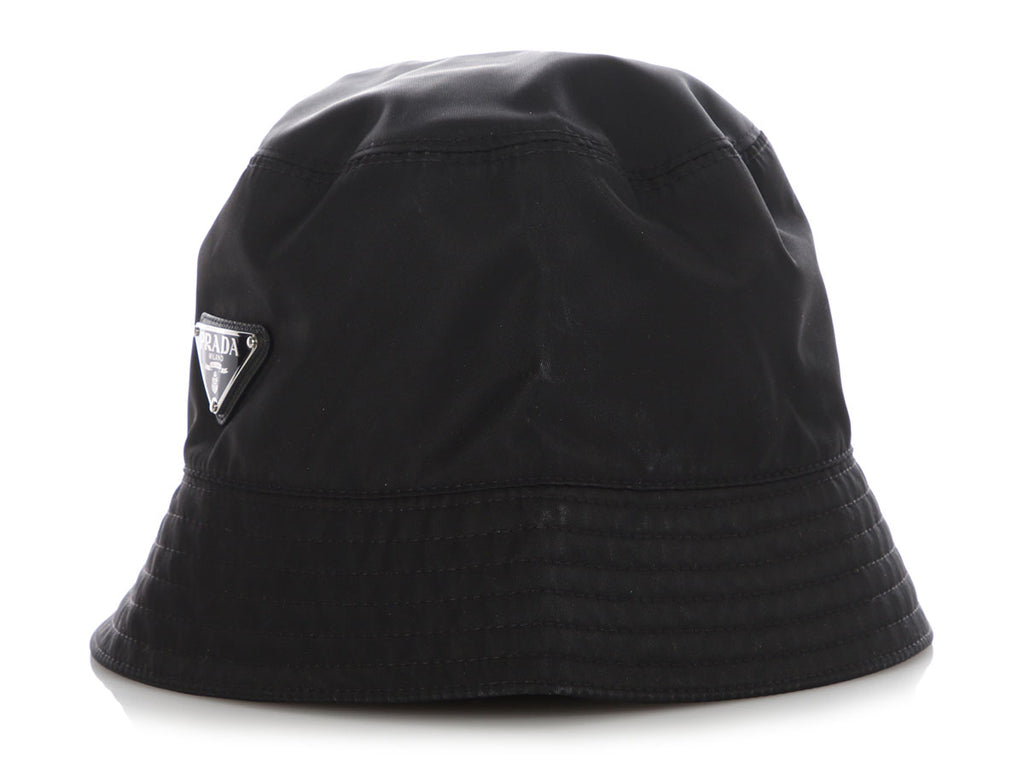 Prada Black Re-Nylon Bucket Hat