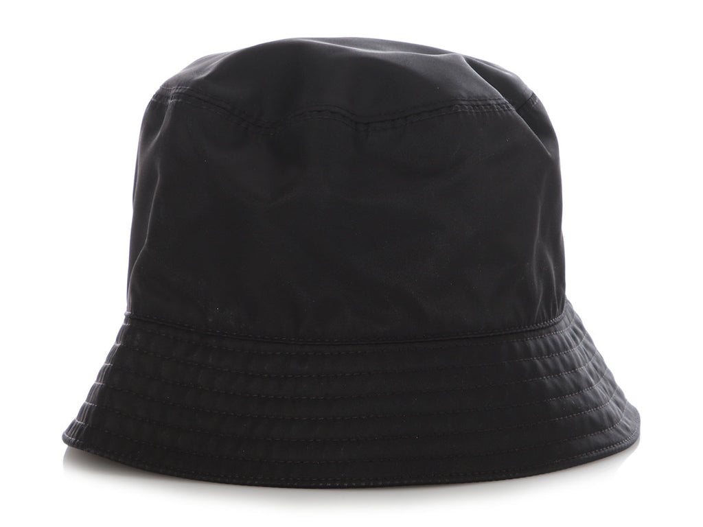 Prada Black Re-Nylon Bucket Hat