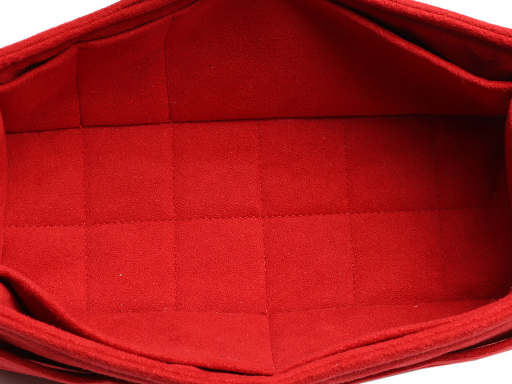 7 Rue Paradis Rouge Vif Fabric Kelly 25 Bag Insert