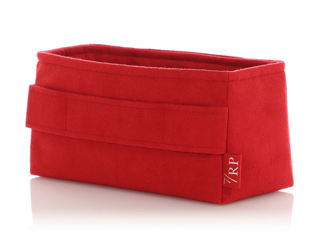 7 Rue Paradis Rouge Vif Fabric Kelly 25 Bag Insert