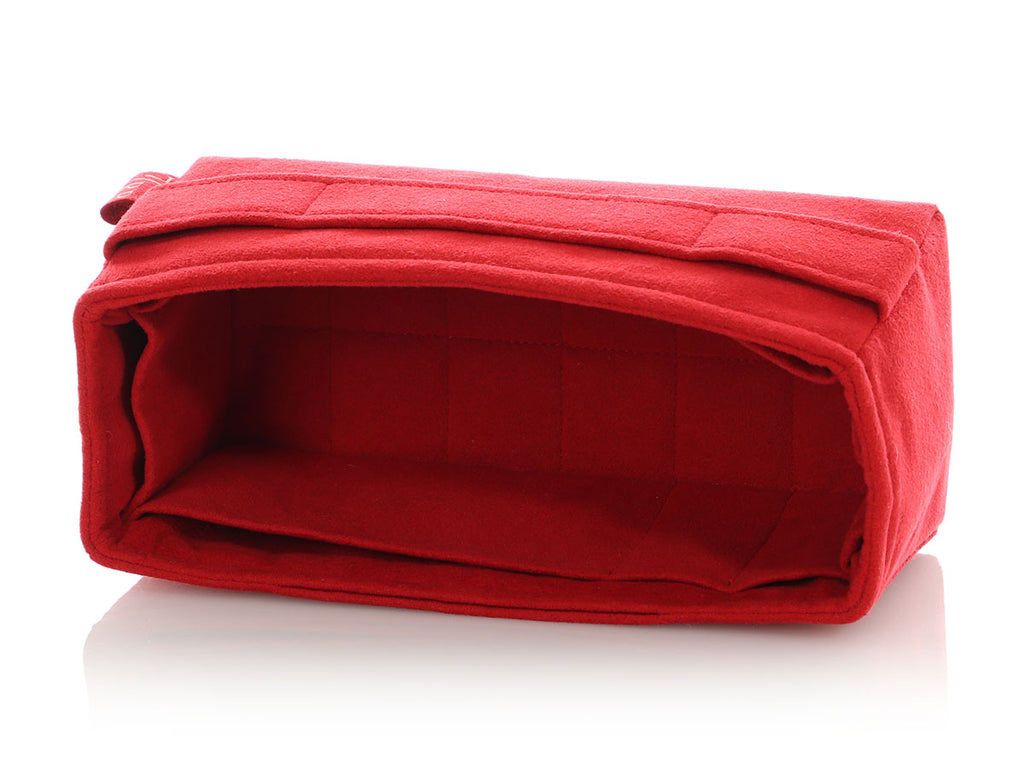 7 Rue Paradis Rouge Vif Fabric Kelly 25 Bag Insert