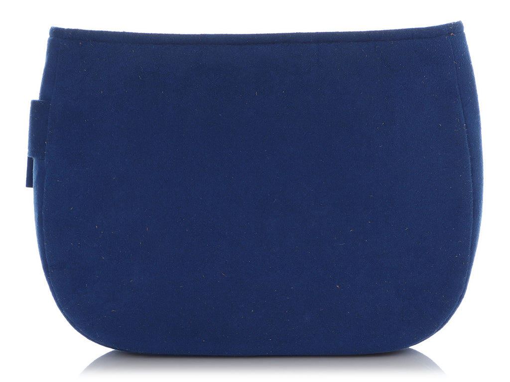 7 Rue Paradis Bleu Electrique Alcantara Fabric Bag Insert