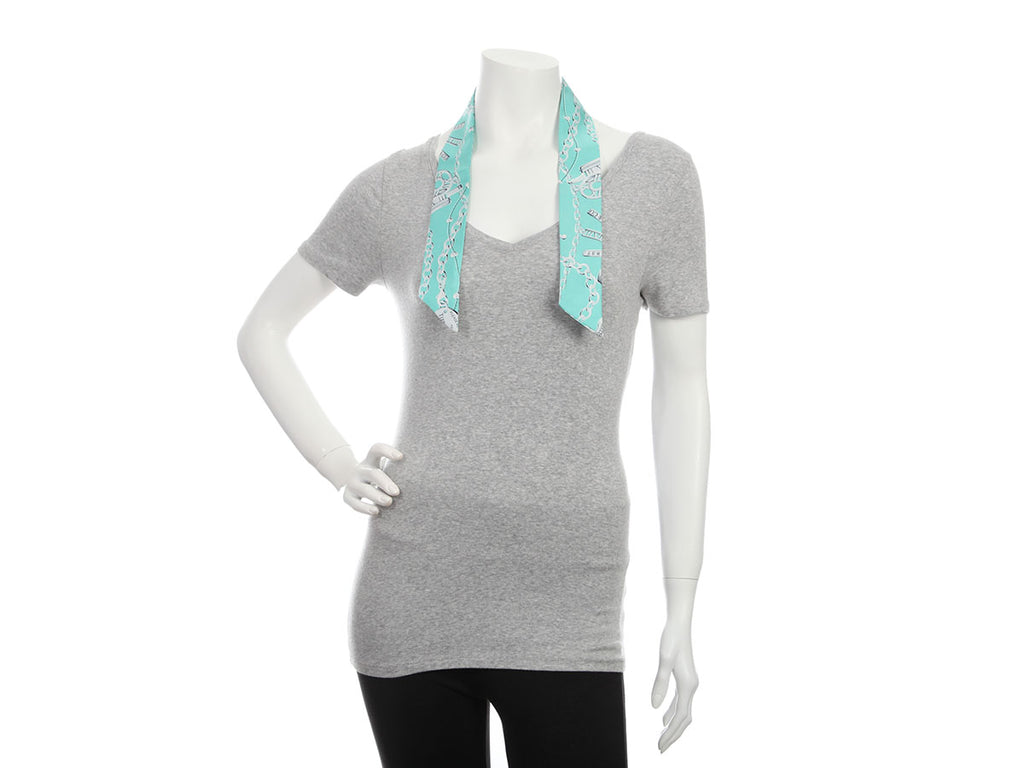 Tiffany & Co. Blue Return to Tiffany Silk Twilly