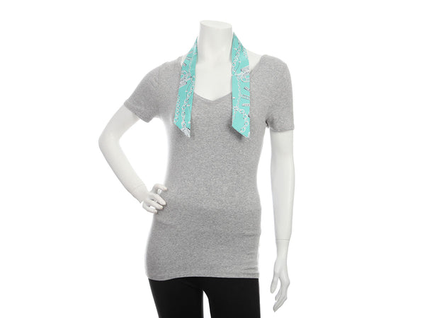 Tiffany & Co. Blue Return to Tiffany Silk Twilly