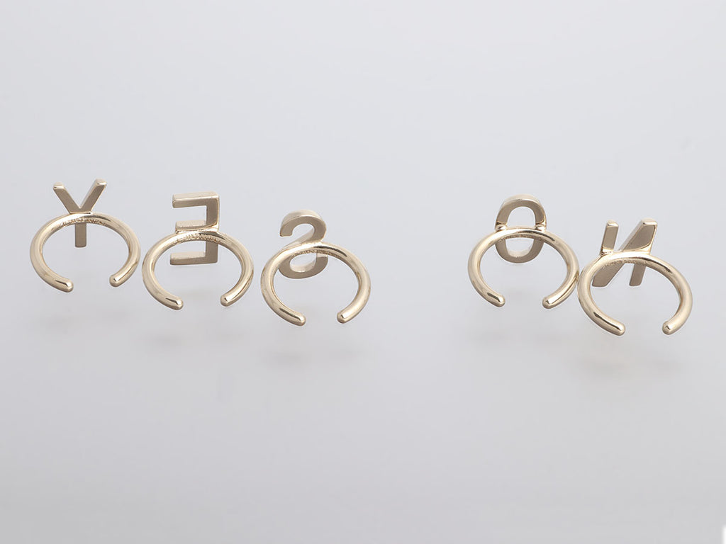 Sold VALENTINO rings set (8 rings) “Hope & Love”