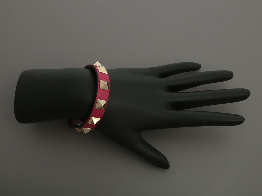 Valentino Purple Single Rockstud Bracelet