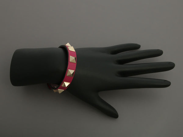 Valentino Purple Single Rockstud Bracelet