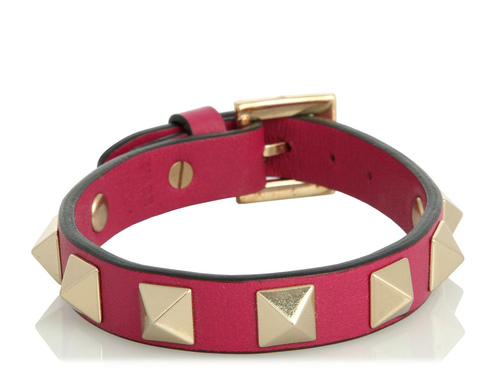 Valentino Purple Single Rockstud Bracelet