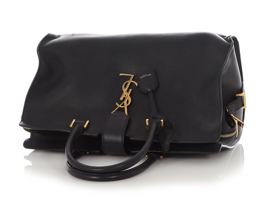 Saint Laurent Black Monogram Downtown Cabas