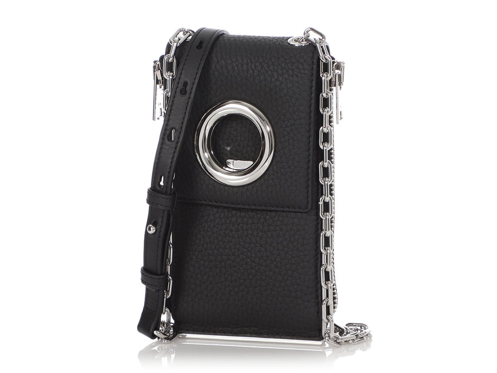 Alexander Wang Black Riot Wallet on a Chain