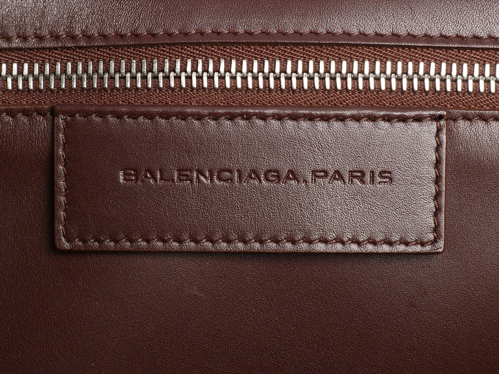 Balenciaga Brown Colorblock Tote