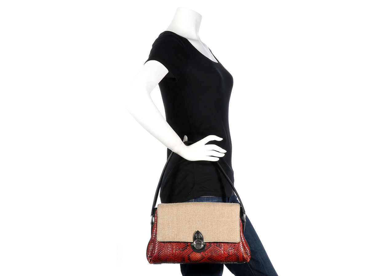 Snakeskin Balenciaga totes inspired by Asia's iconic nylon bags on
