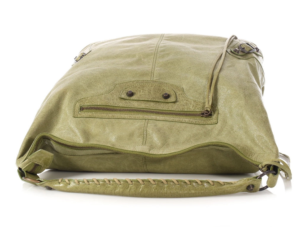 Balenciaga 2010 Classic Olive Perforated Day