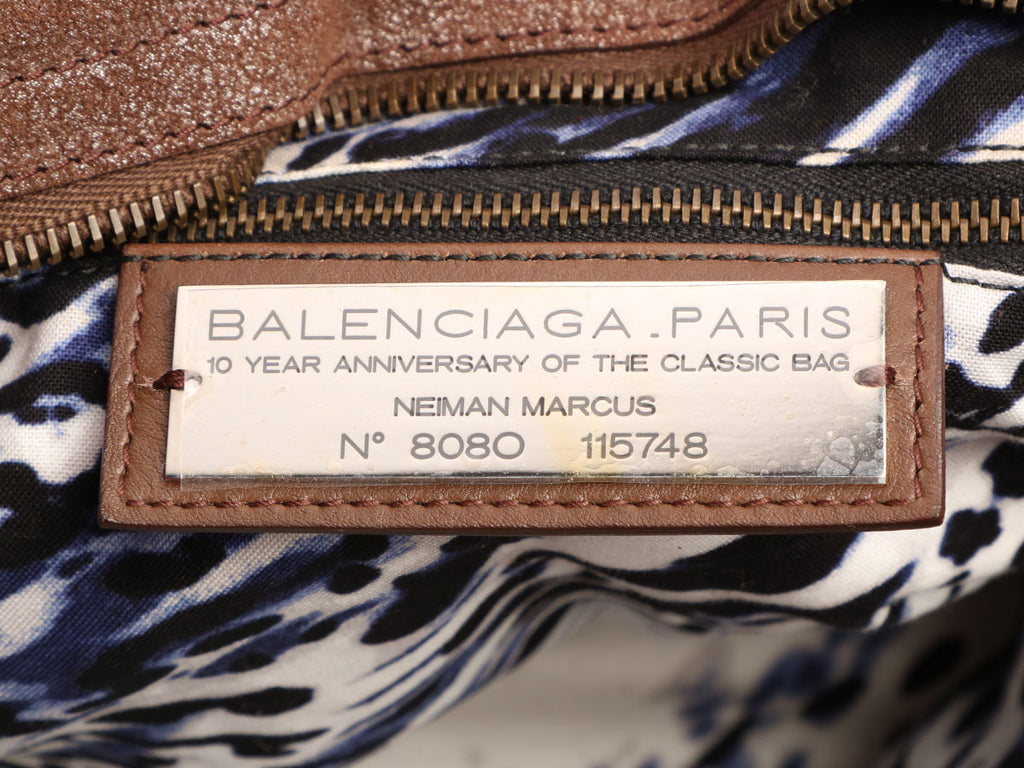 Balenciaga Limited Edition Bronze Calfskin Classic City