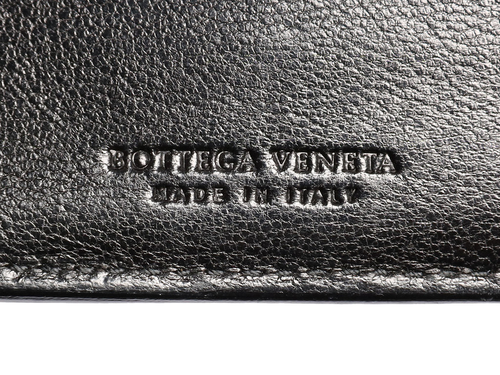 Bottega Veneta Black Compact Wallet