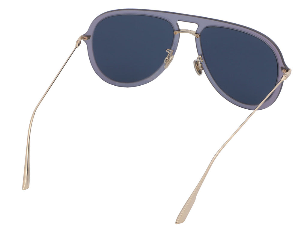 Dior Gold-Tone Ultime 1 Shield Sunglasses