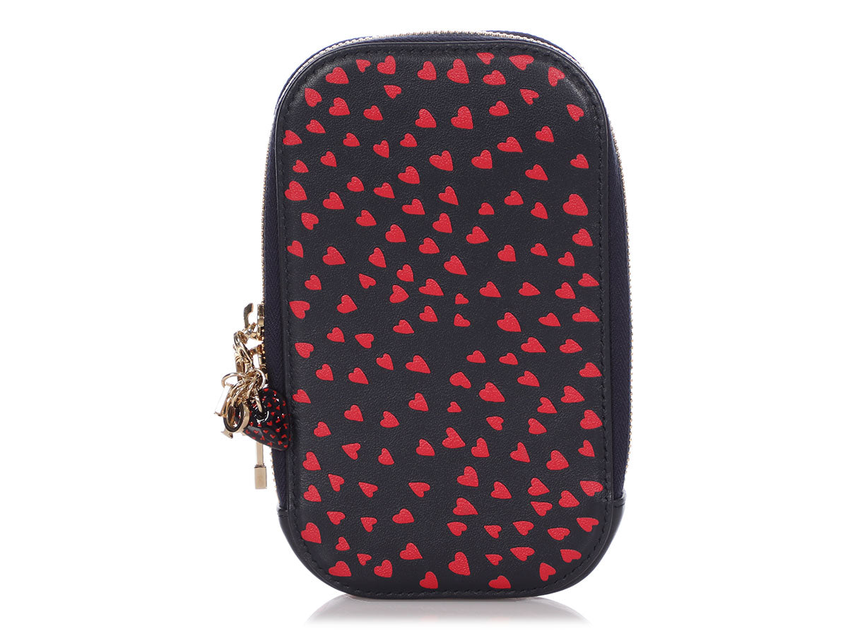 Dior Navy and Red I Love Paris Tech Holder - Ann's Fabulous Closeouts