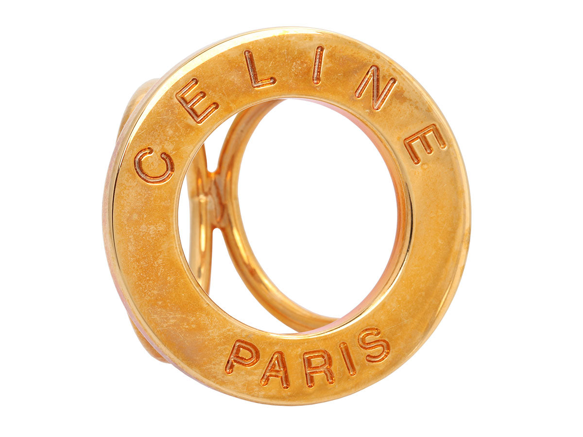 Céline Gold Scarf Ring - Ann's Fabulous Closeouts