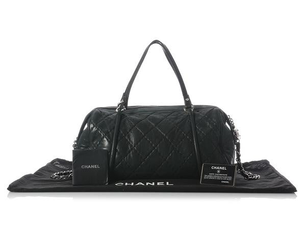 Chanel Black Patent Ritz Shoulder Bag - Ann's Fabulous Closeouts
