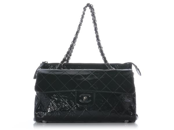 Chanel Black Patent Leather Vintage East West Bag – Michael's Consignment  NYC