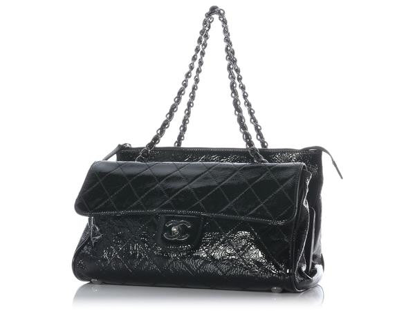 Chanel Black Patent Ritz Shoulder Bag (NJL024980)