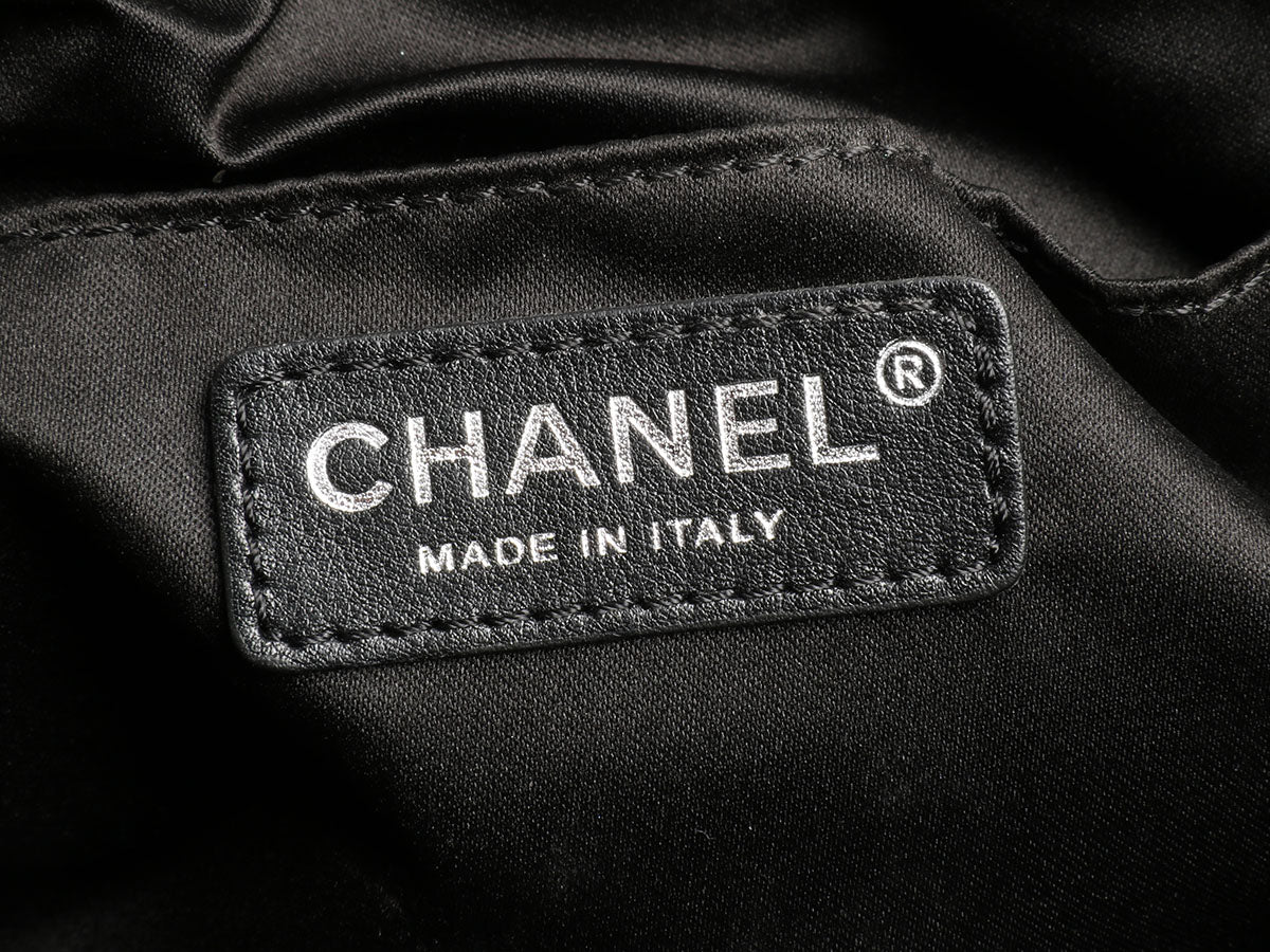 Chanel Black Sequin Clutch - Ann's Fabulous Closeouts